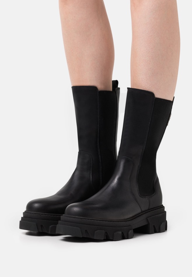 Bottes à Plateforme Gabor Noir | Exclusif